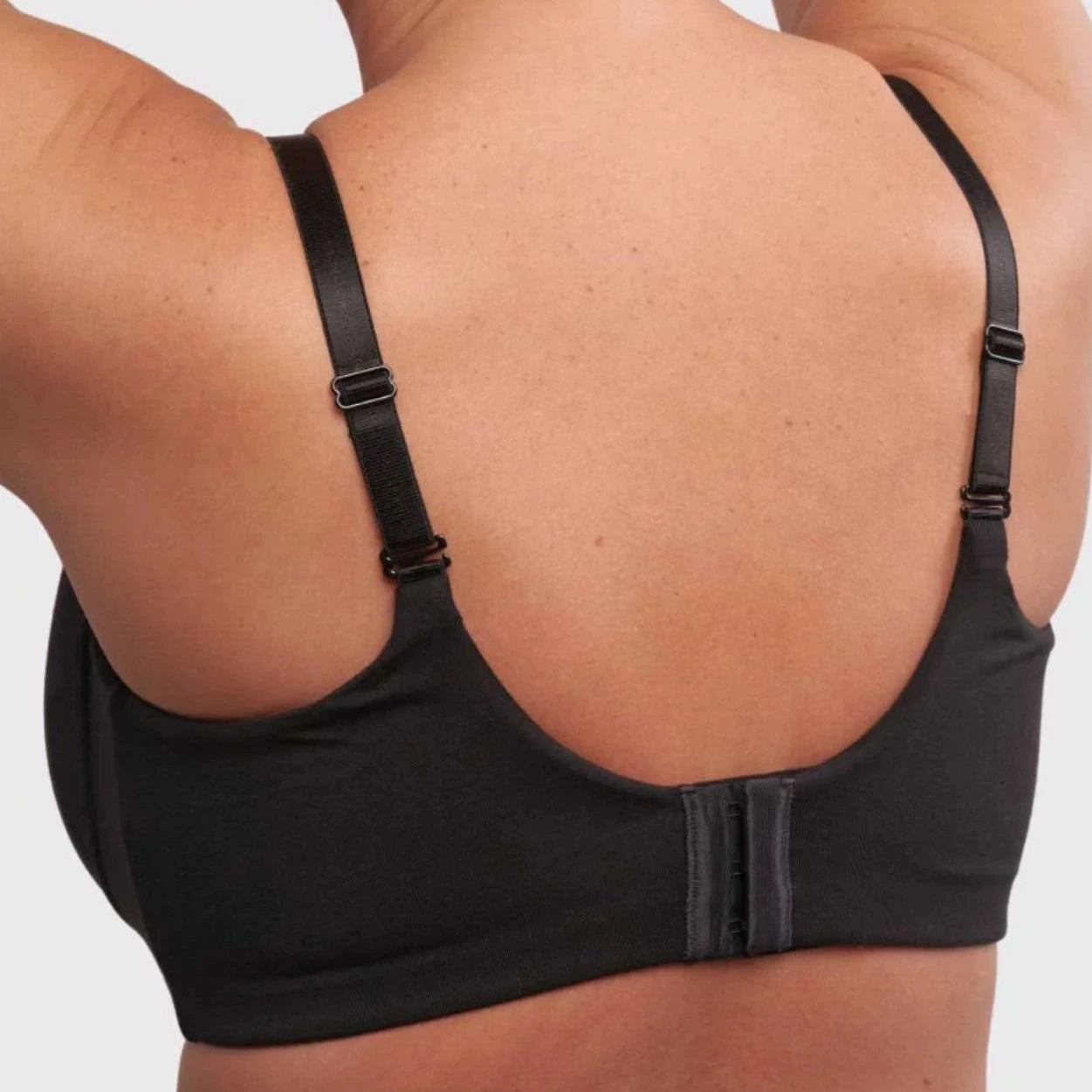 Monica Full Coverage Bra | AnaOno at Bra Sisters | Medium support full coverage bra in Black colour, suitable after a mastectomy.