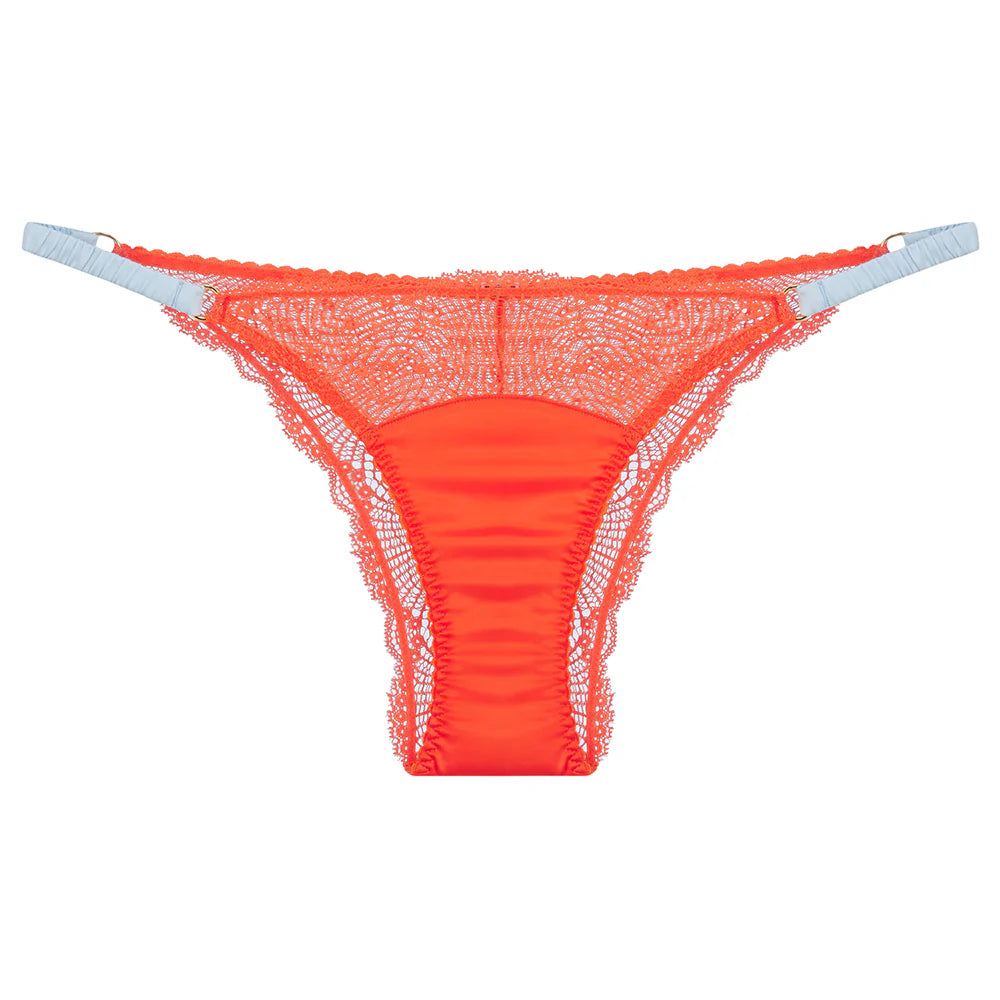 Beautiful Pant in Mandarin | LoveRose Lingerie …luxurious, wire free lingerie engineered with clever hidden support and made in beautiful mood boosting colours with silks and recycled lace and mesh | The Bra Sisters