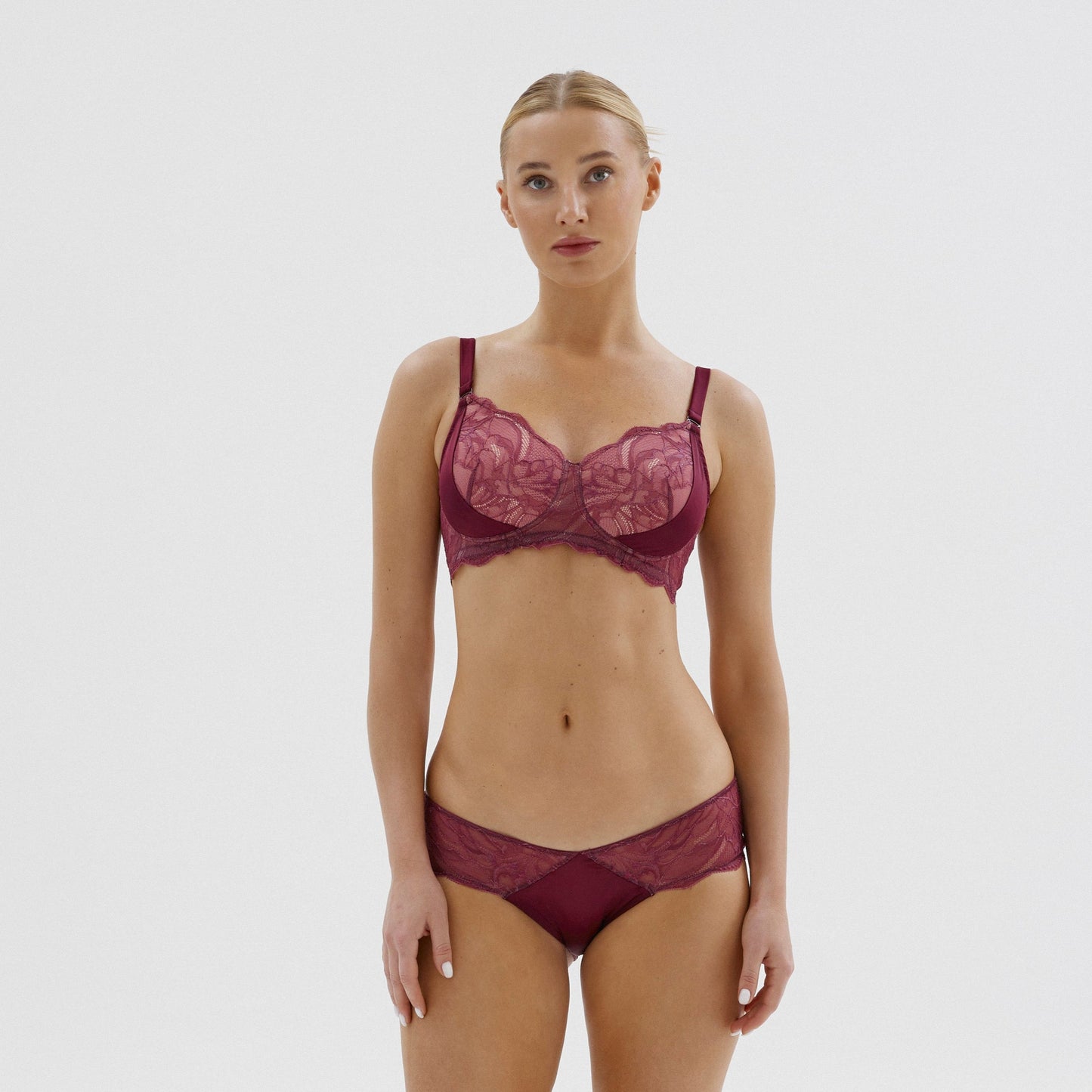 Victress Bra Maroon | Mastectomy Bra by Megami Lingerie