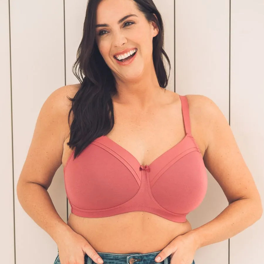 Maisie Smooth Soft T-Shirt Bra in Rouge Pink | Royce Lingerie
