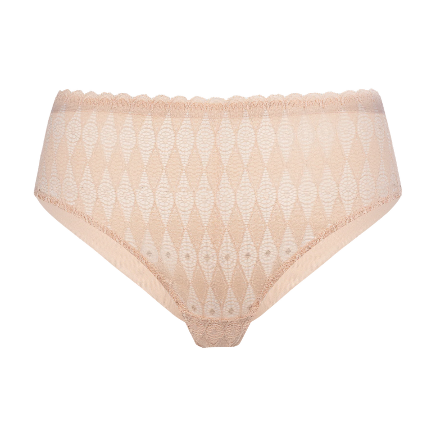Megami Adaptive AW24-25 Nude Flat Lace Brief | The Bra Sisters