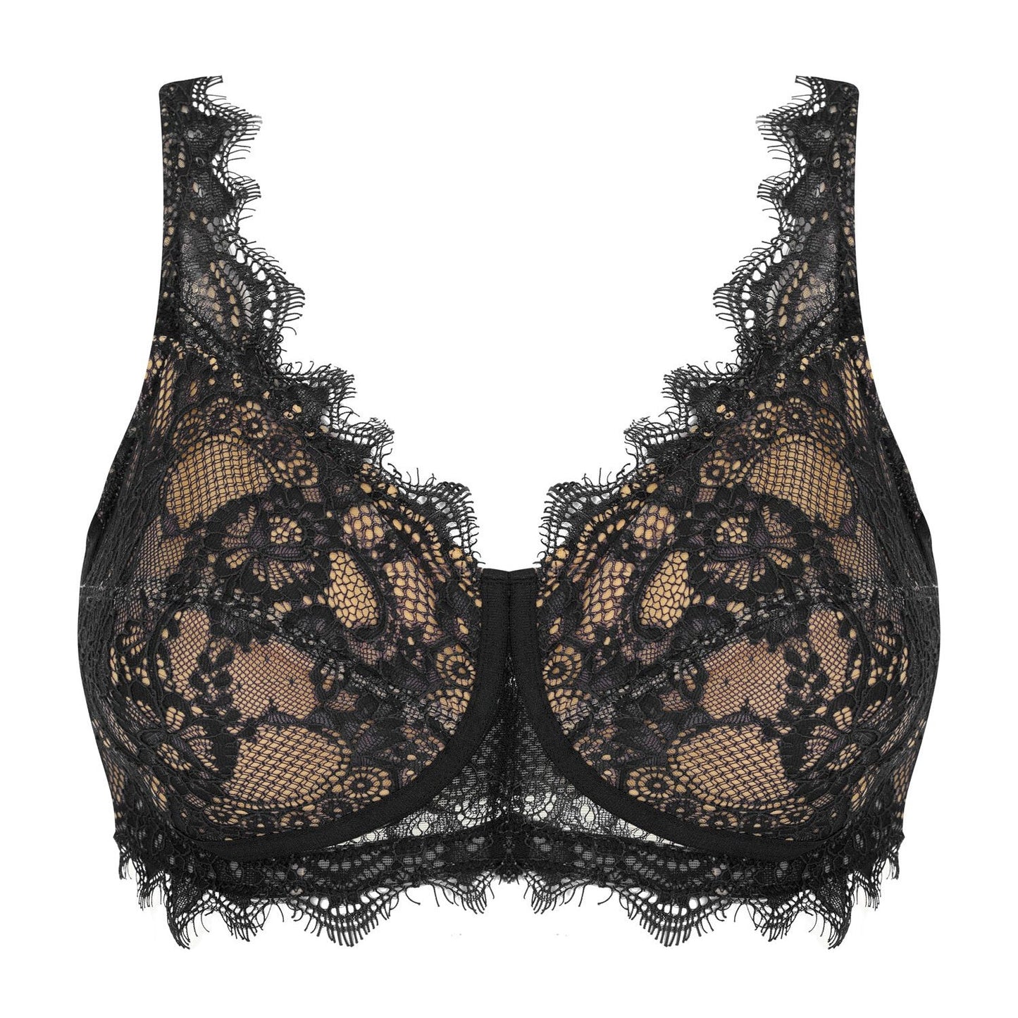Unlined Prosthesis Bra in Black | Mastectomy Bra by Megami Lingerie | Post surgery luxury lingerie for women touched by breast cancer