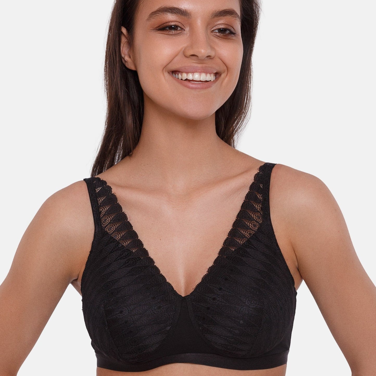 Padded Prosthesis Bralette in Black | Megami Lingerie from The Bra Sisters