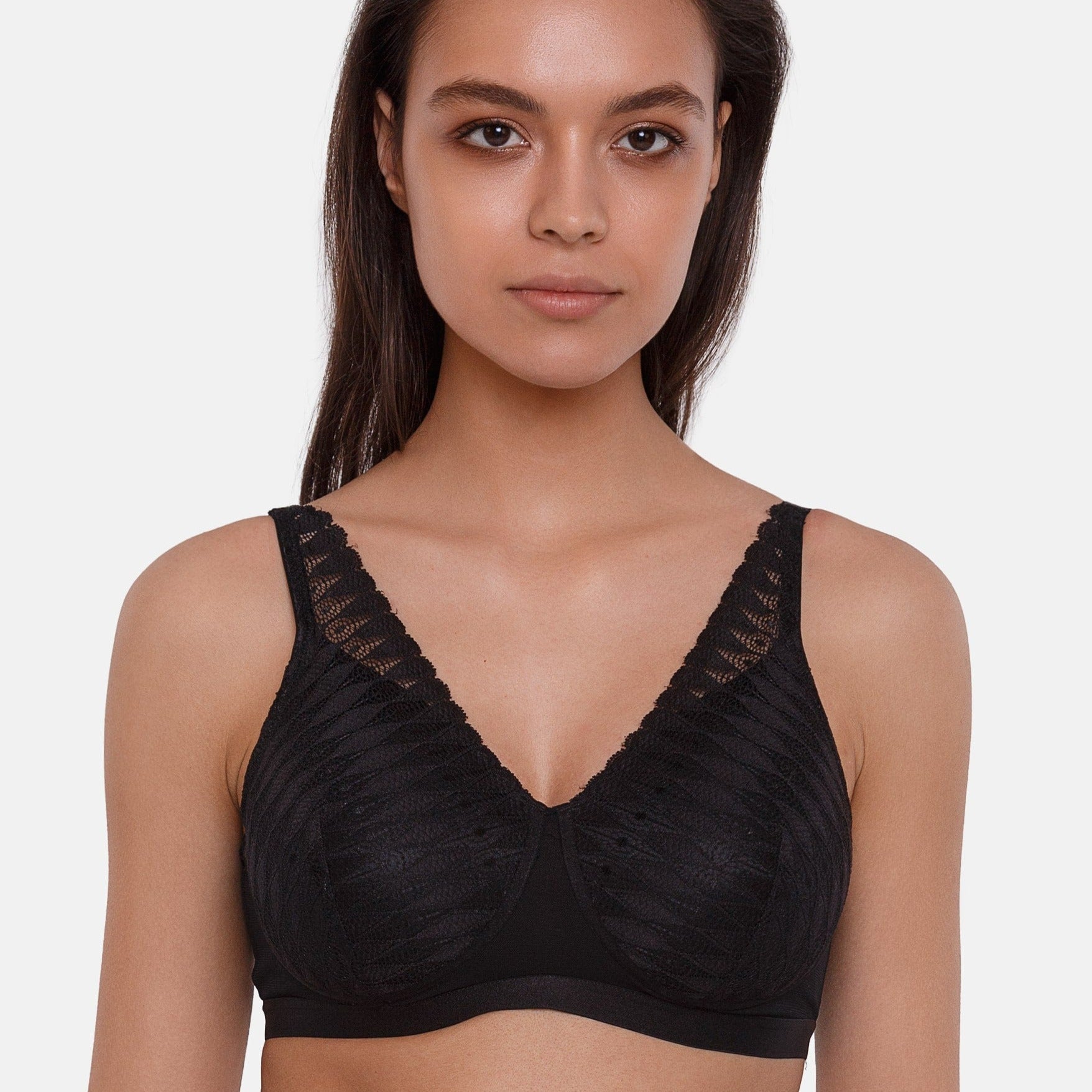 Padded Prosthesis Bralette in Black | Megami Lingerie from The Bra Sisters
