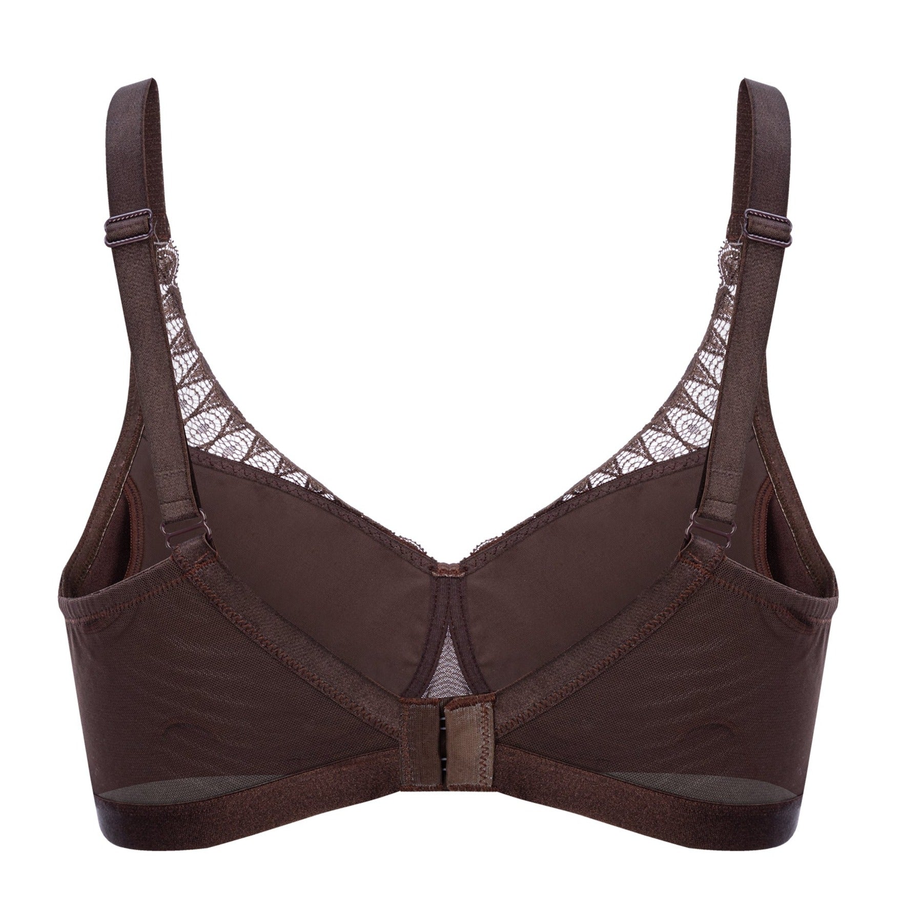 Padded Prosthesis Bralette in Choco  | Product Shot | Megami Lingerie from The Bra Sisters