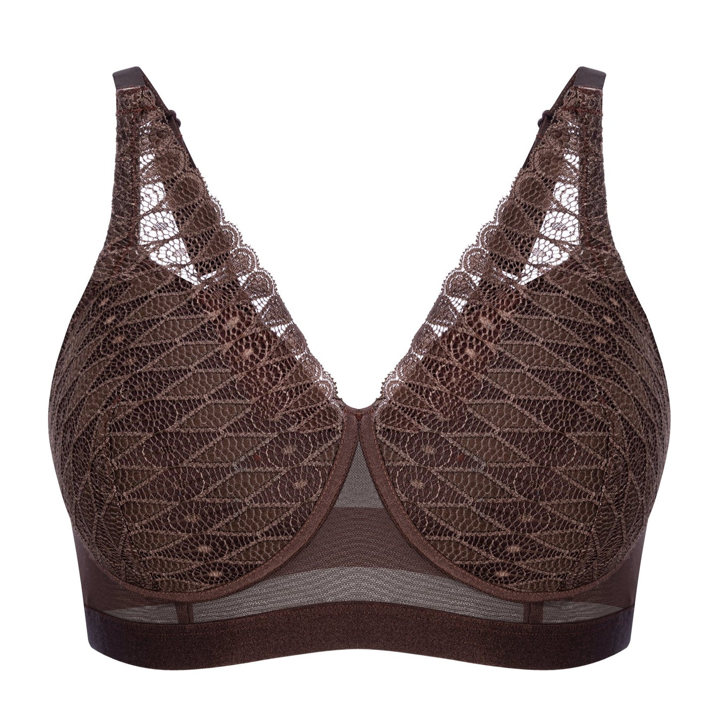 Padded Prosthesis Bralette in Choco  | Product Shot | Megami Lingerie from The Bra Sisters