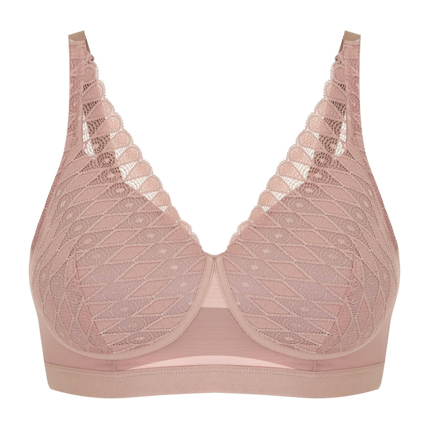 Padded Prosthesis Bralette in Dusty Rose | Megami Lingerie from The Bra Sisters
