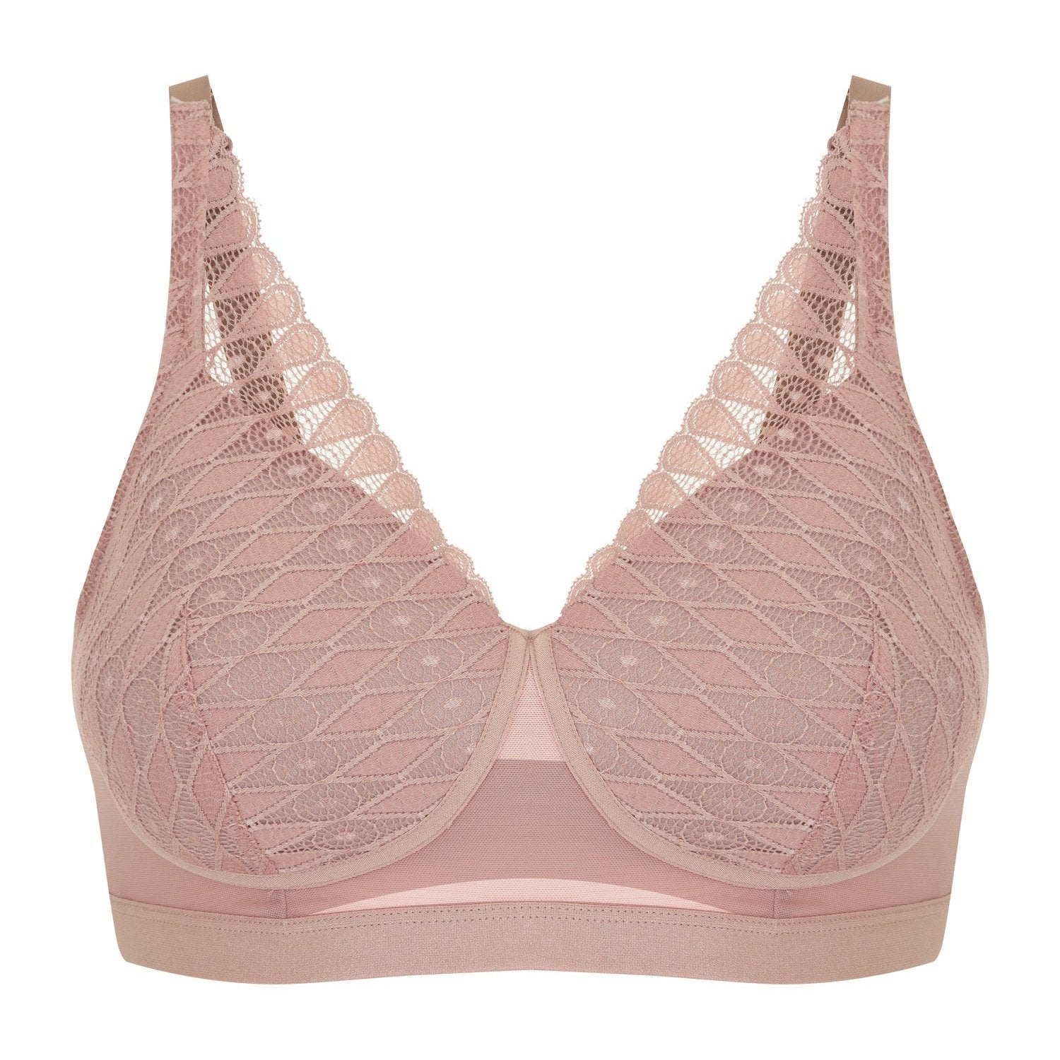 Padded Prosthesis Bralette in Dusty Rose | Megami Lingerie from The Bra Sisters