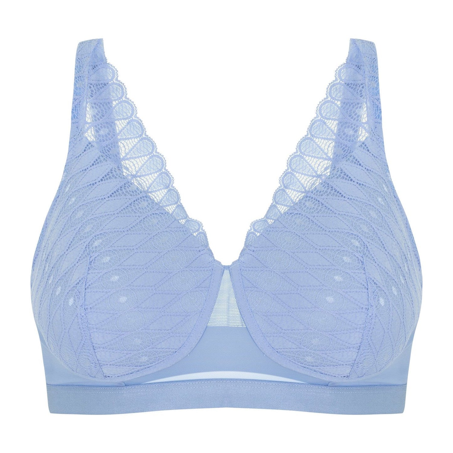 Padded Prosthesis Bralette in Retro Blue | Megami Lingerie from The Bra Sisters