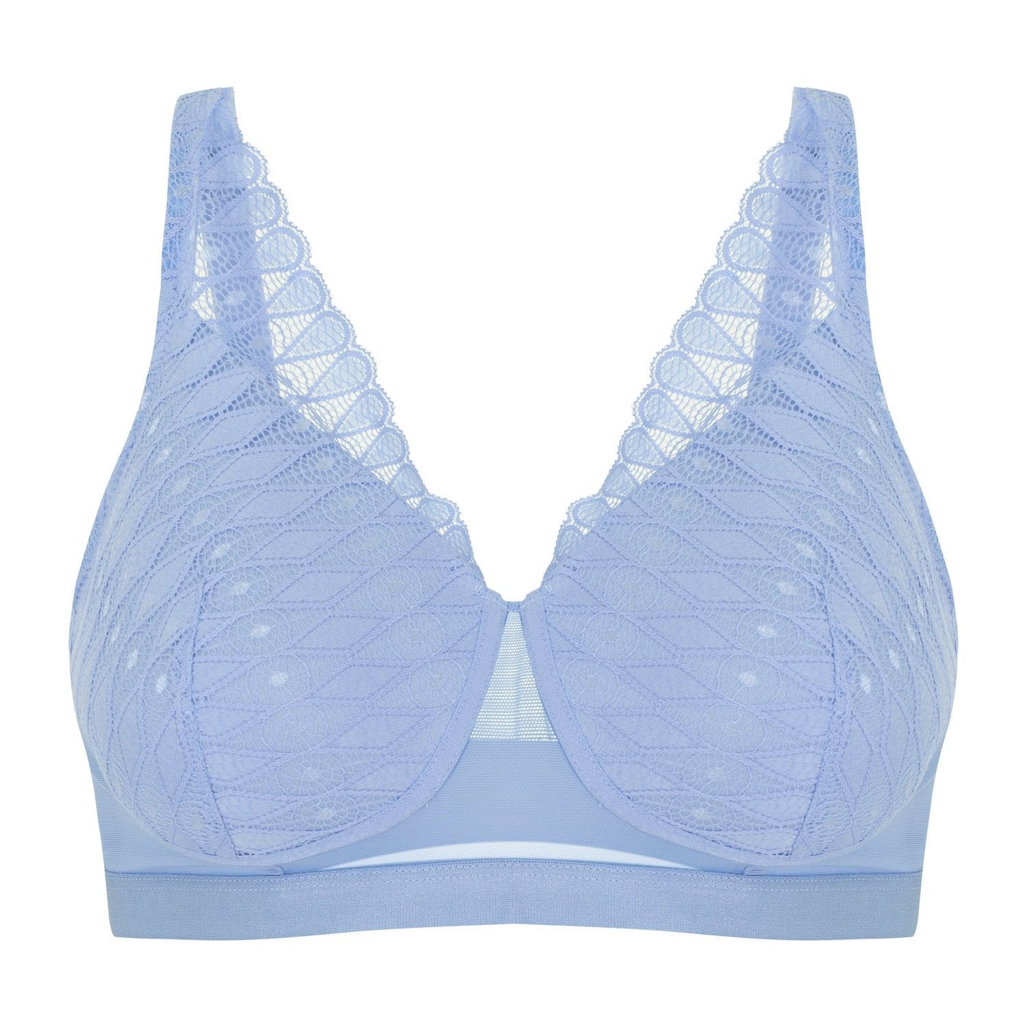 Padded Prosthesis Bralette in Retro Blue | Megami Lingerie from The Bra Sisters