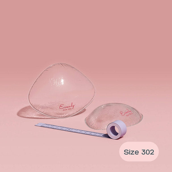 Evenly Bra Balancers™ are specifically designed bra fillers ...also known as breast forms, bra inserts, bra pads and prostheses. Light, and easy to wear in your regular bra on your smaller side, they create a smooth, natural, even appearance for uneven boobs. Available in 7 sizes to suit your shape.
