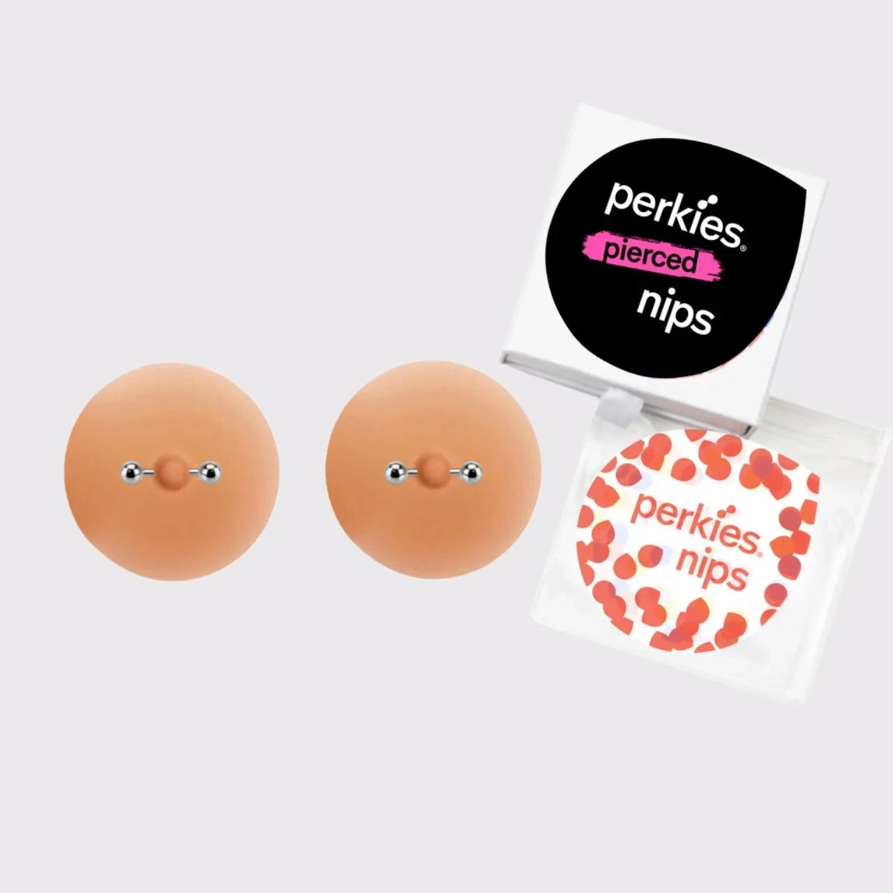 Perkie Pierced Nips x Ana Ono | Nipple Covers available in Almond, Cashew & Chestnut | Post surgery solutions from The Bra Sisters