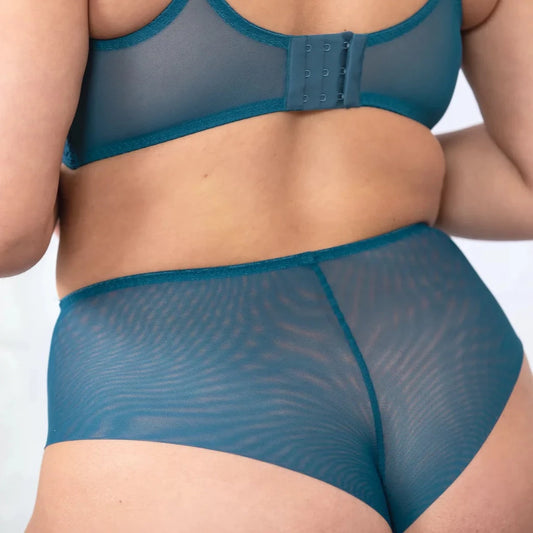 Eris Bold Pant in Petrol - Knickers | Little Luxuries - LoveRose Lingerie