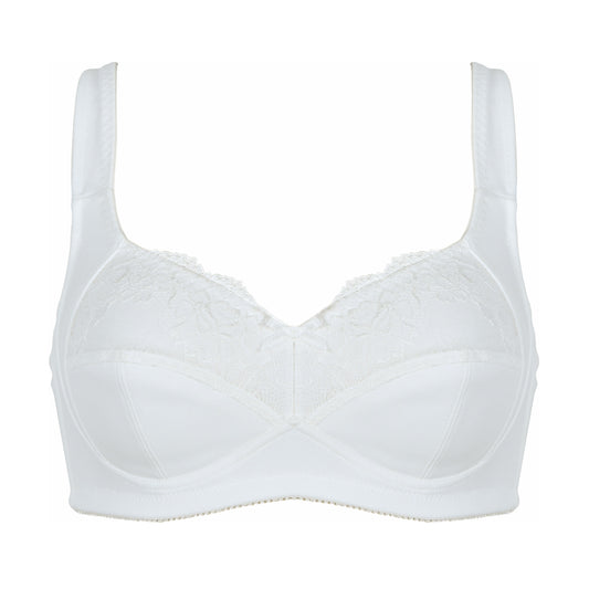 Three Section Mastectomy Bra in white by Naturana | Mastectomy Bras & Lingerie