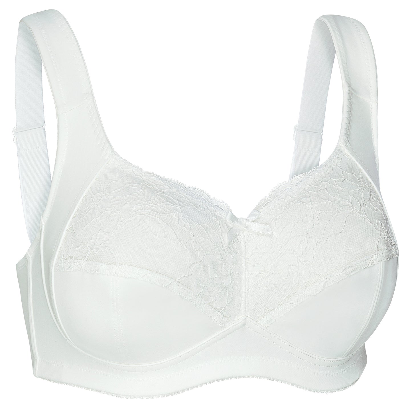 Three Section Mastectomy Bra in white by Naturana | Mastectomy Bras & Lingerie