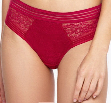 Bloom Briefs in Berry | Knickers - Little Luxuries | Megami Lingerie
