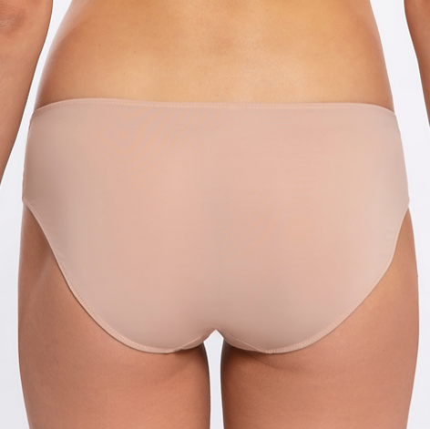 Bloom Briefs in Black & Skin | Knickers - Little Luxuries | Megami Lingerie