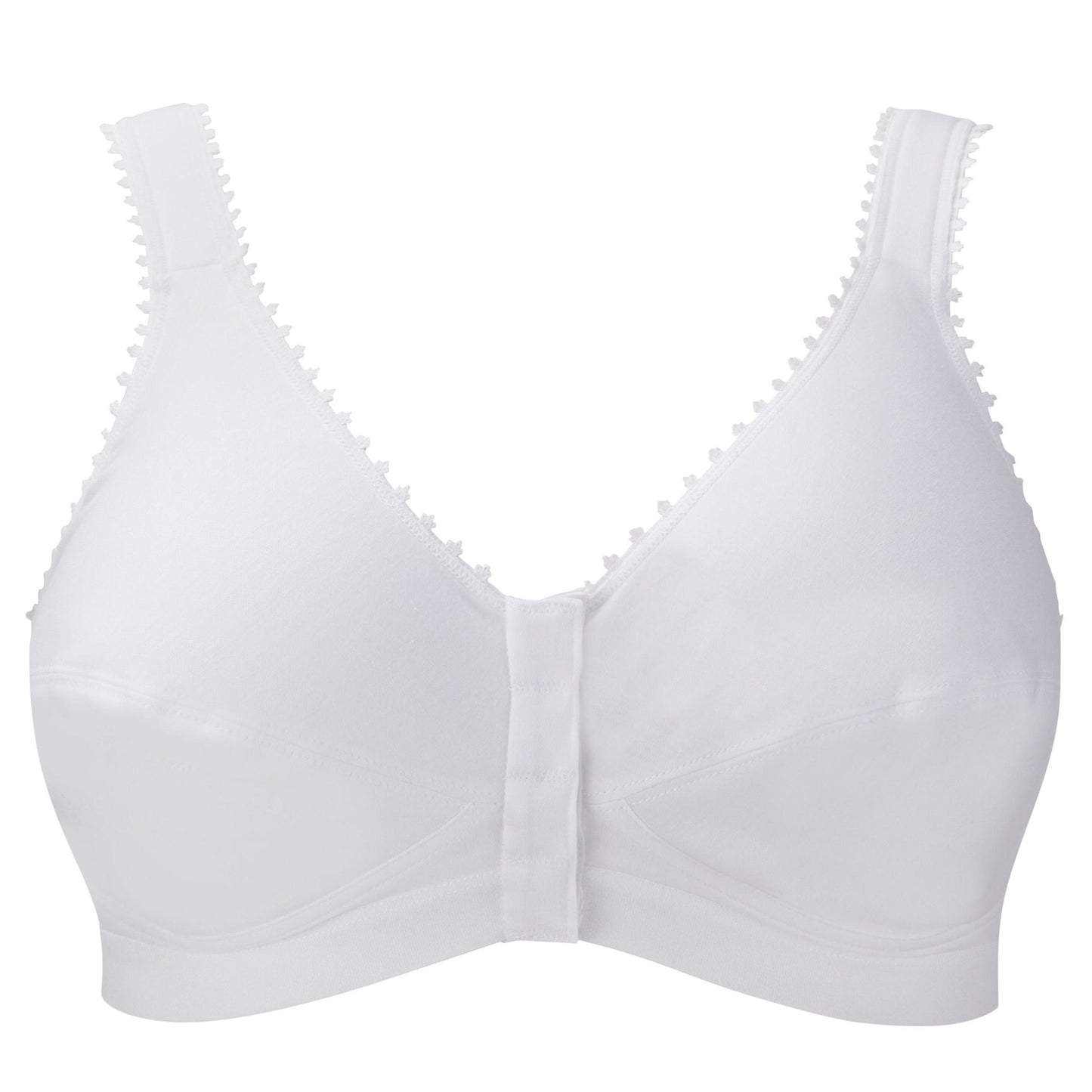 Front Fastening Comfi-Bra in White | Mastectomy Bras by Royce Lingerie