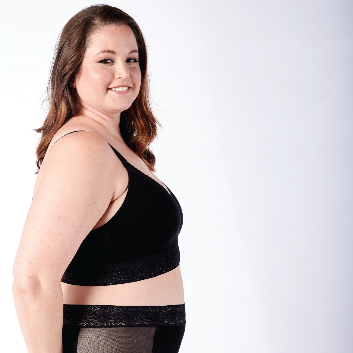 Delilah Soft Cup Bra in Black | Mastectomy Bras by AnaOno