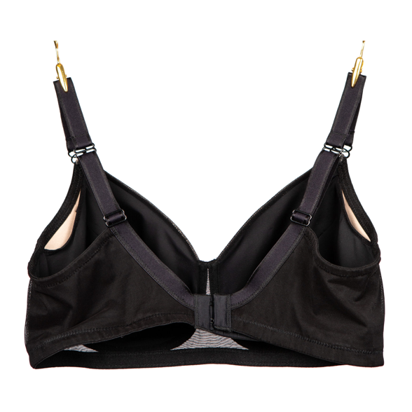 Euphoria Bra in Black & Skin | Mastectomy Lingerie from Megami
