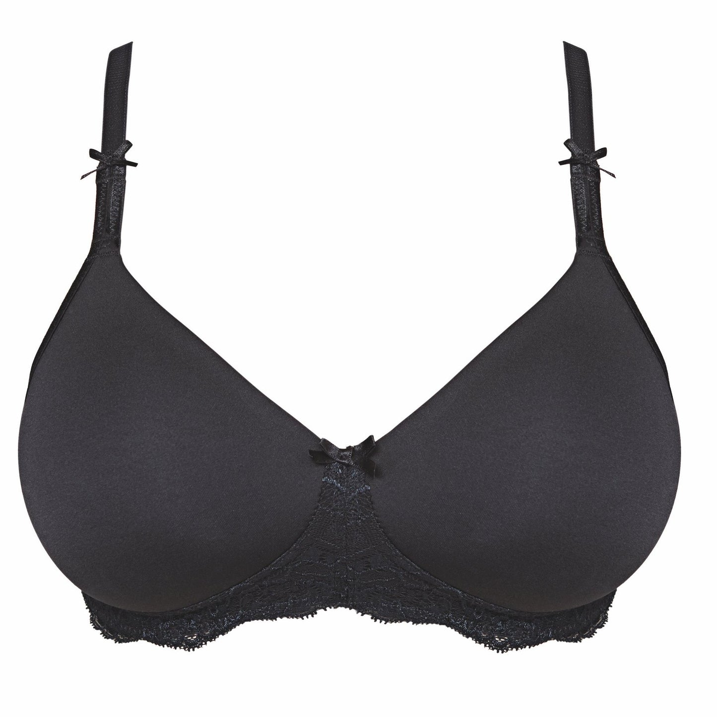 Georgia T-Shirt Bra in Black | Mastectomy Bras By Royce Lingerie