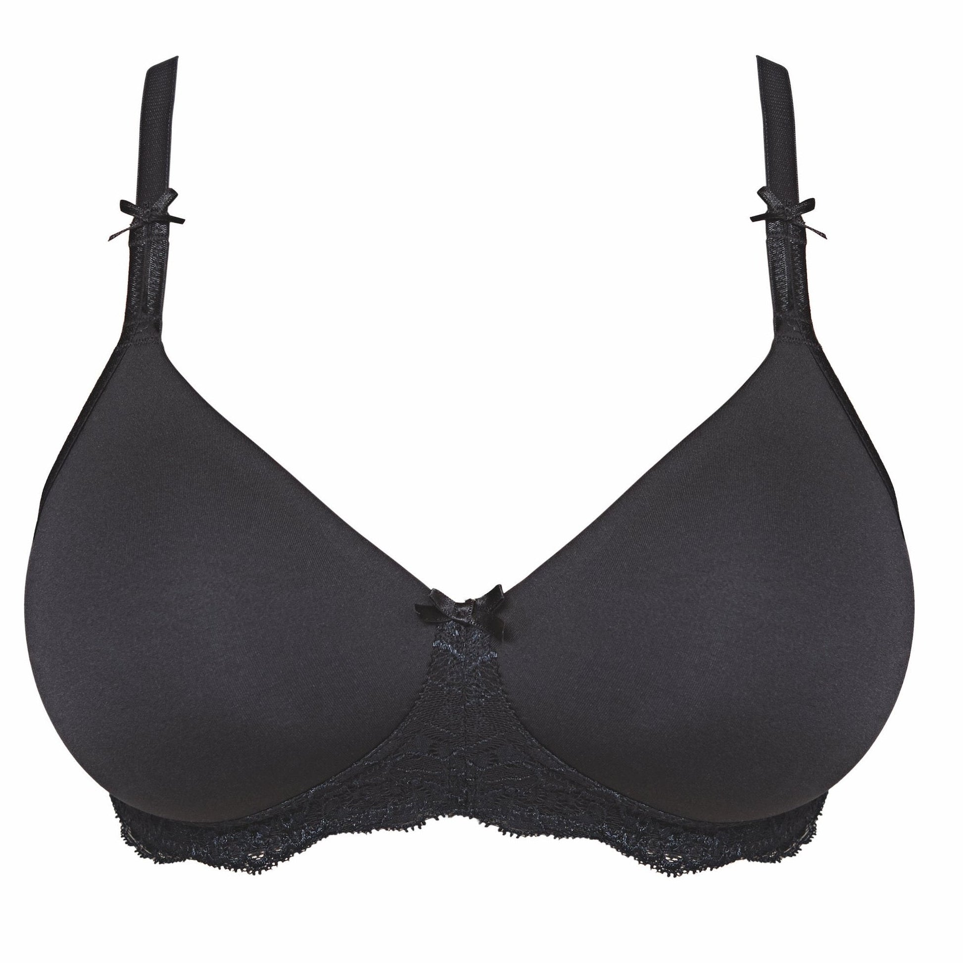 Georgia T-Shirt Bra in Black | Mastectomy Bras By Royce Lingerie