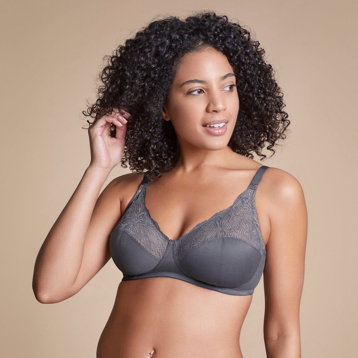 Joely Bra | Grey | Royce Lingerie for women post breast surgery