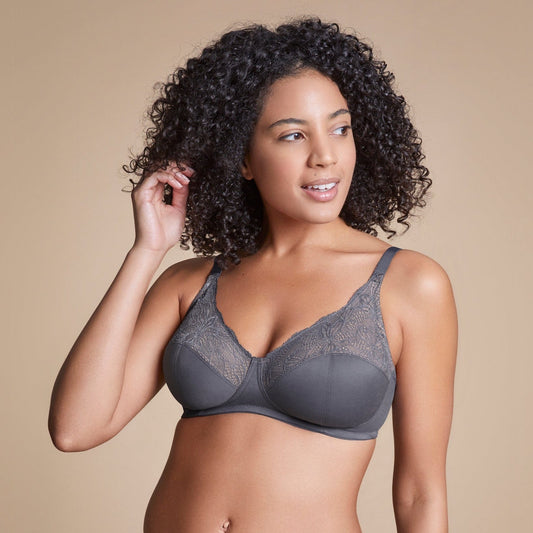Joely Bra | Grey | Royce Lingerie for women post breast surgery