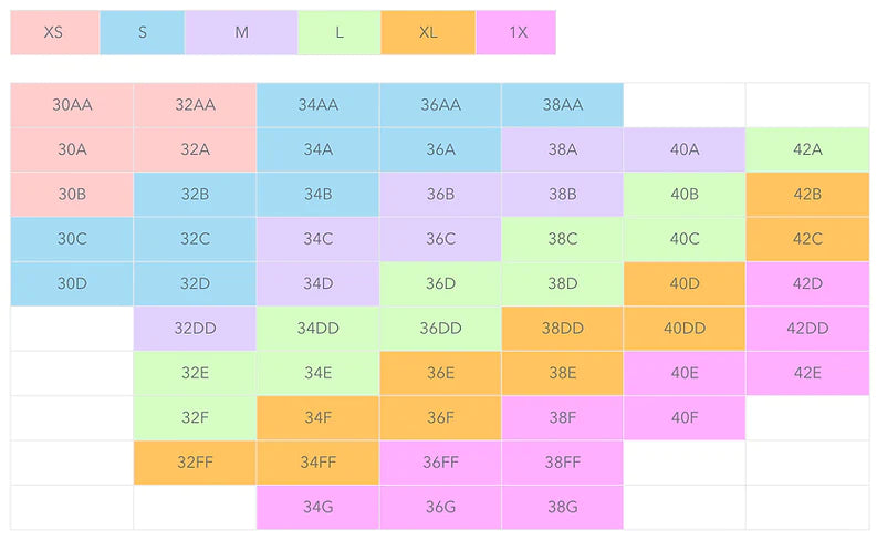 Size Chart | LoveRose Lingerie
