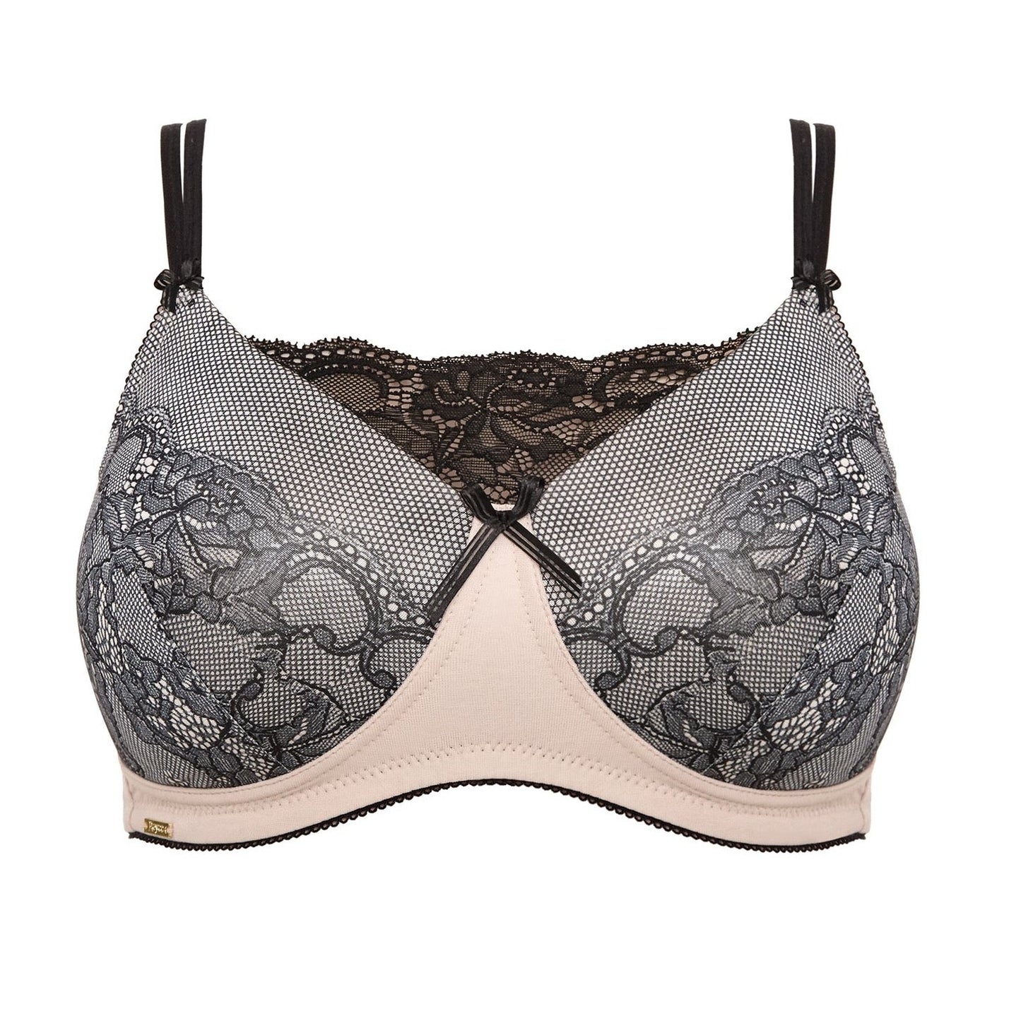 Luella Soft T-Shirt Bra in Black & Pink | Royce Lingerie
