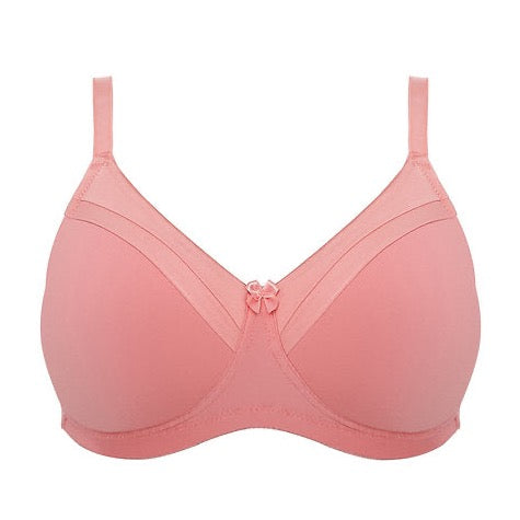 Maisie Smooth Soft T-Shirt Bra in Coral | Royce Lingerie