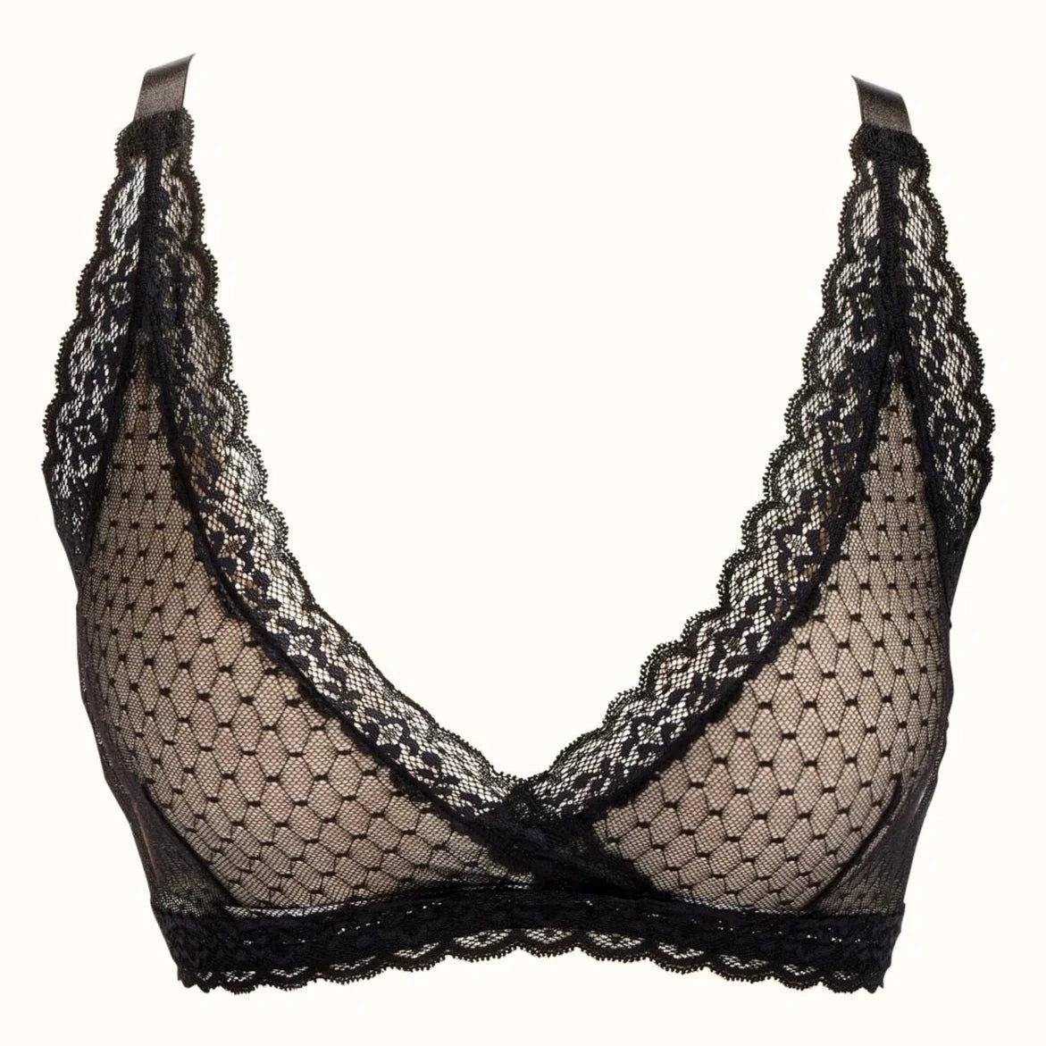 Susan Wrap Front Lace Bra by AnaOno | Boob-inclusive lingerie line for women after breast surgery