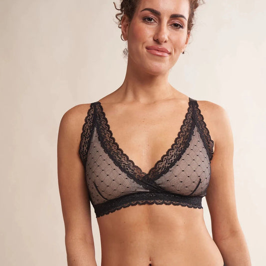 Susan Wrap Front Lace Bra by AnaOno | Boob-inclusive lingerie line for women after breast surgery