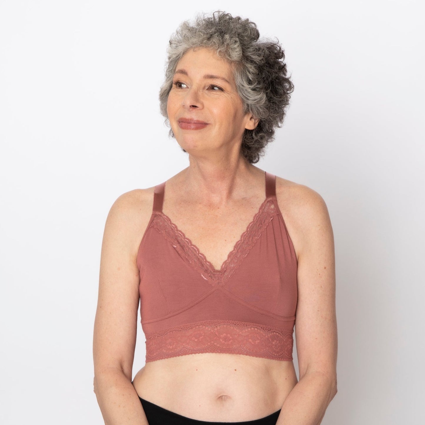 Delilah Soft Cup Bra in Berry | Mastectomy Bras by AnaOno