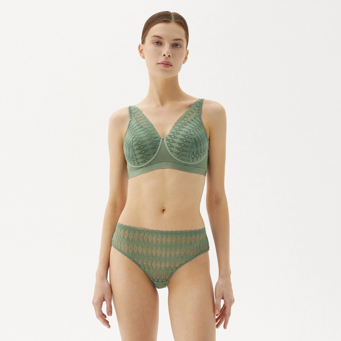 Padded Prosthesis Bralette in Sea Spray | Megami Lingerie from The Bra Sisters