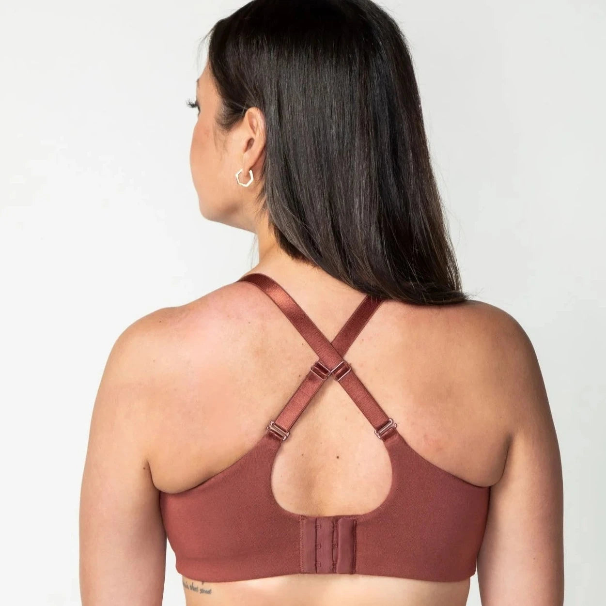 Monica Full Coverage Bra | AnaOno at Bra Sisters | Medium support full coverage bra in Sienna colour, suitable after a mastectomy.