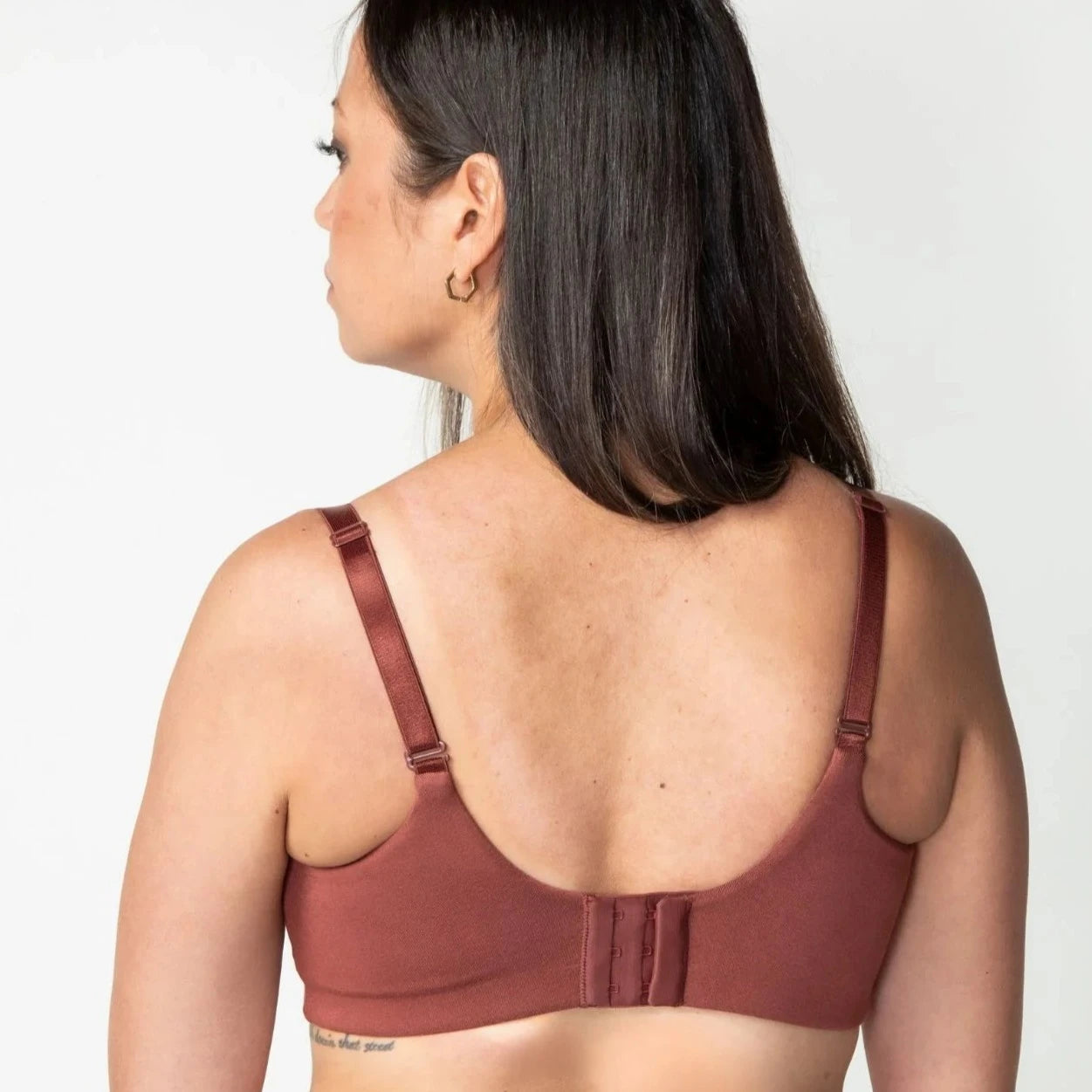 Monica Full Coverage Bra | AnaOno at Bra Sisters | Medium support full coverage bra in Sienna colour, suitable after a mastectomy.