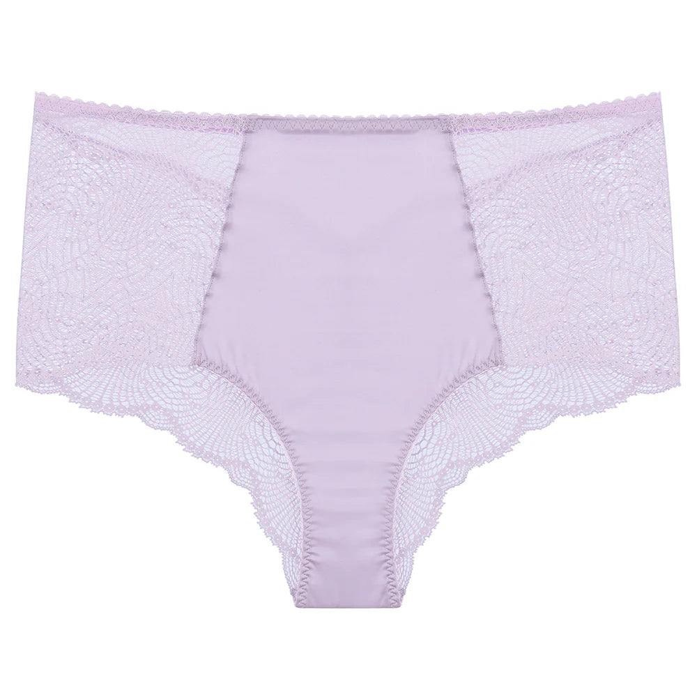 Fiesty Pant in Iris | LoveRose Lingerie …luxurious, wire free lingerie engineered with clever hidden support and made in beautiful mood boosting colours with silks and recycled lace and mesh | The Bra Sisters