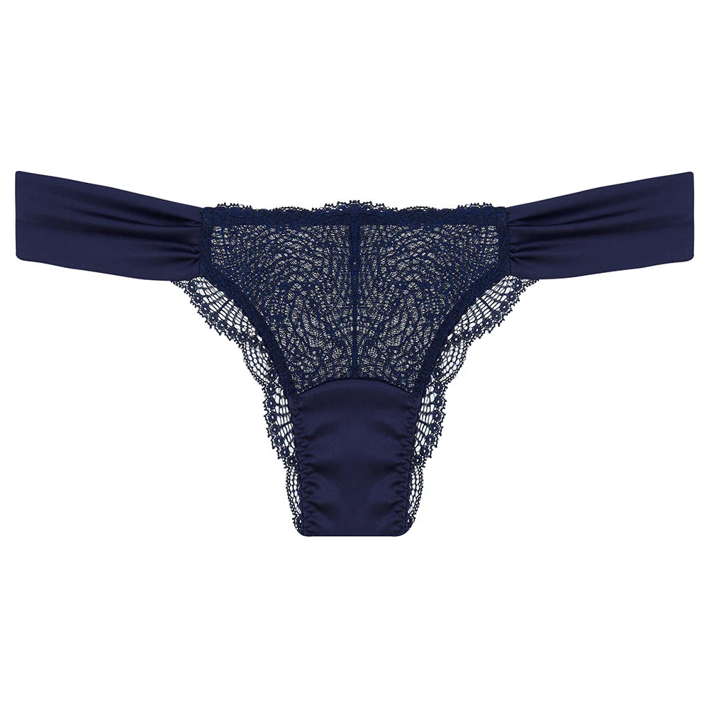 Sassy Pant  in Midnight | LoveRose Lingerie …luxurious, wire free lingerie engineered with clever hidden support and made in beautiful mood boosting colours with silks and recycled lace and mesh | The Bra Sisters