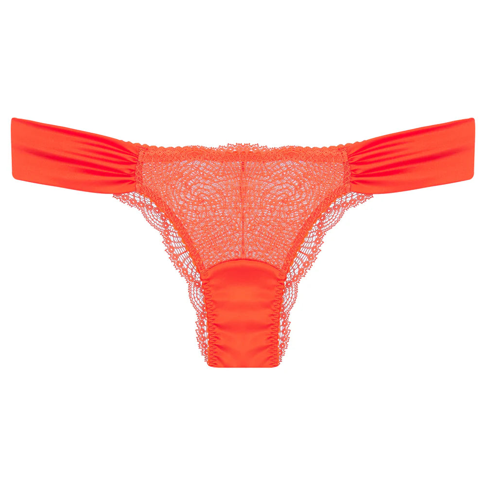 Sassy Pant in Mandarin | LoveRose Lingerie …luxurious, wire free lingerie engineered with clever hidden support and made in beautiful mood boosting colours with silks and recycled lace and mesh | The Bra Sisters