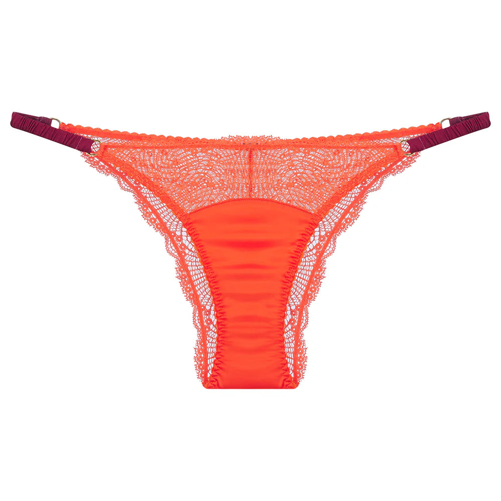 Beautiful Pant in Mandarin | LoveRose Lingerie …luxurious, wire free lingerie engineered with clever hidden support and made in beautiful mood boosting colours with silks and recycled lace and mesh | The Bra Sisters