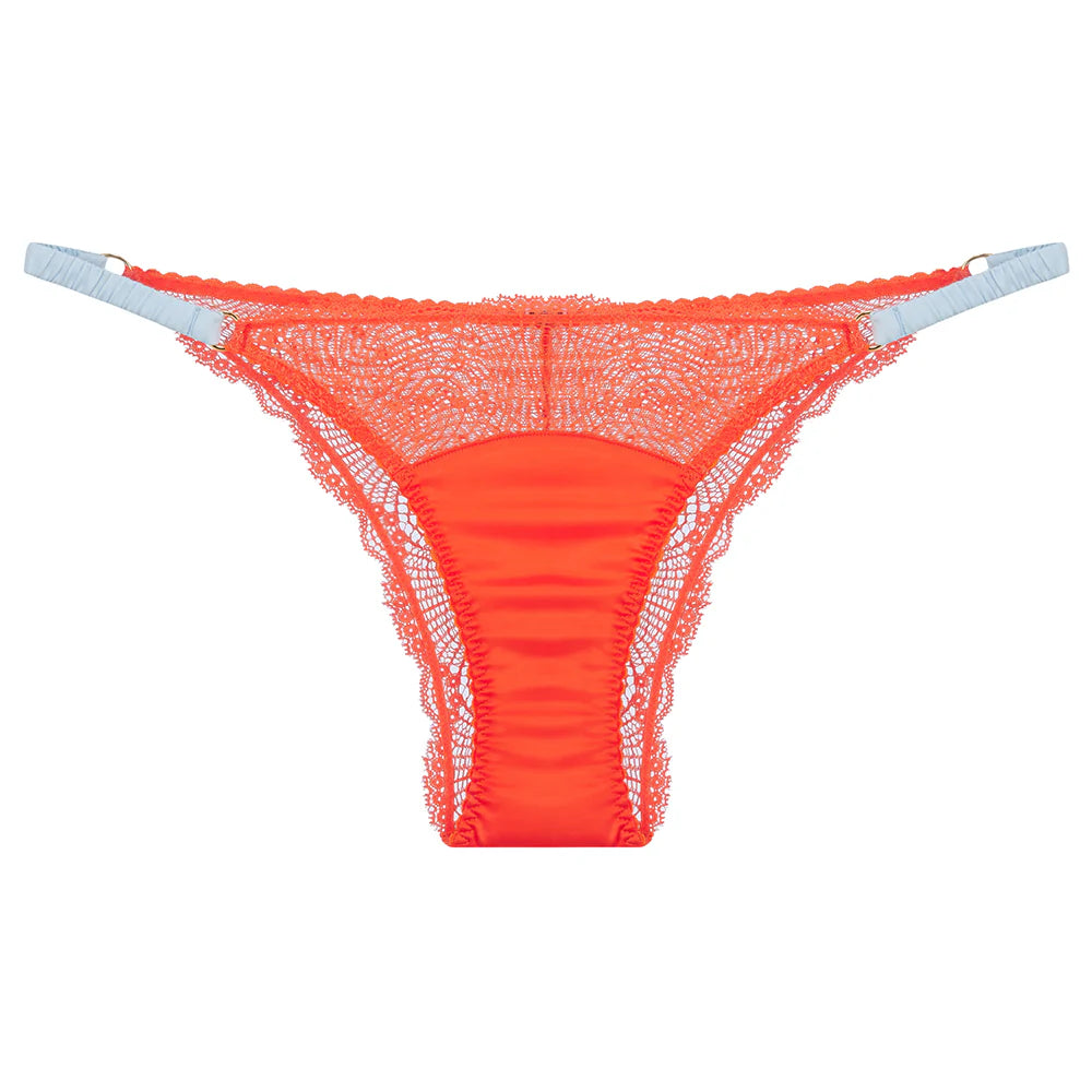 Beautiful Pant in Mandarin | LoveRose Lingerie …luxurious, wire free lingerie engineered with clever hidden support and made in beautiful mood boosting colours with silks and recycled lace and mesh | The Bra Sisters