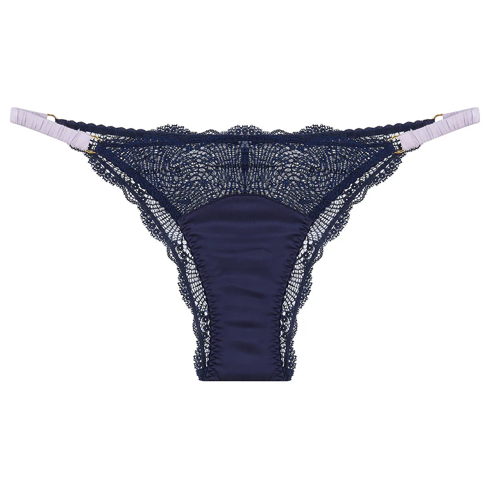 Beautiful Pant in Midnight | LoveRose Lingerie …luxurious, wire free lingerie engineered with clever hidden support and made in beautiful mood boosting colours with silks and recycled lace and mesh | The Bra Sisters