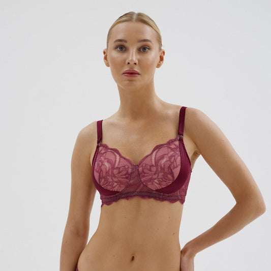 Mastectomy Bra Lace Soft Cup Size 38DD Sand at  Women's Clothing store
