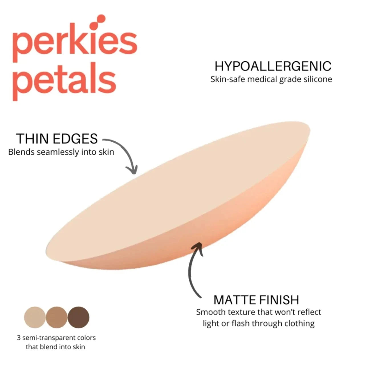 Perkie Petals x Ana Ono | Nipple Covers available in Almond, Cashew & Chestnut | Post surgery solutions from The Bra Sisters
