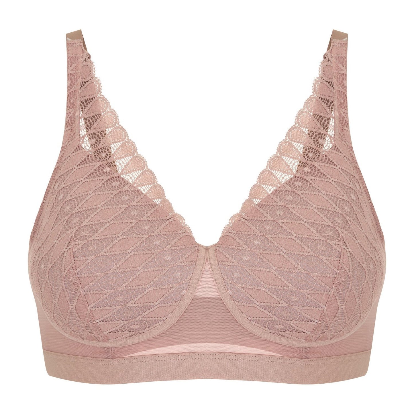 Padded Prosthesis Bralette in Dusty Rose | Megami Lingerie from The Bra Sisters