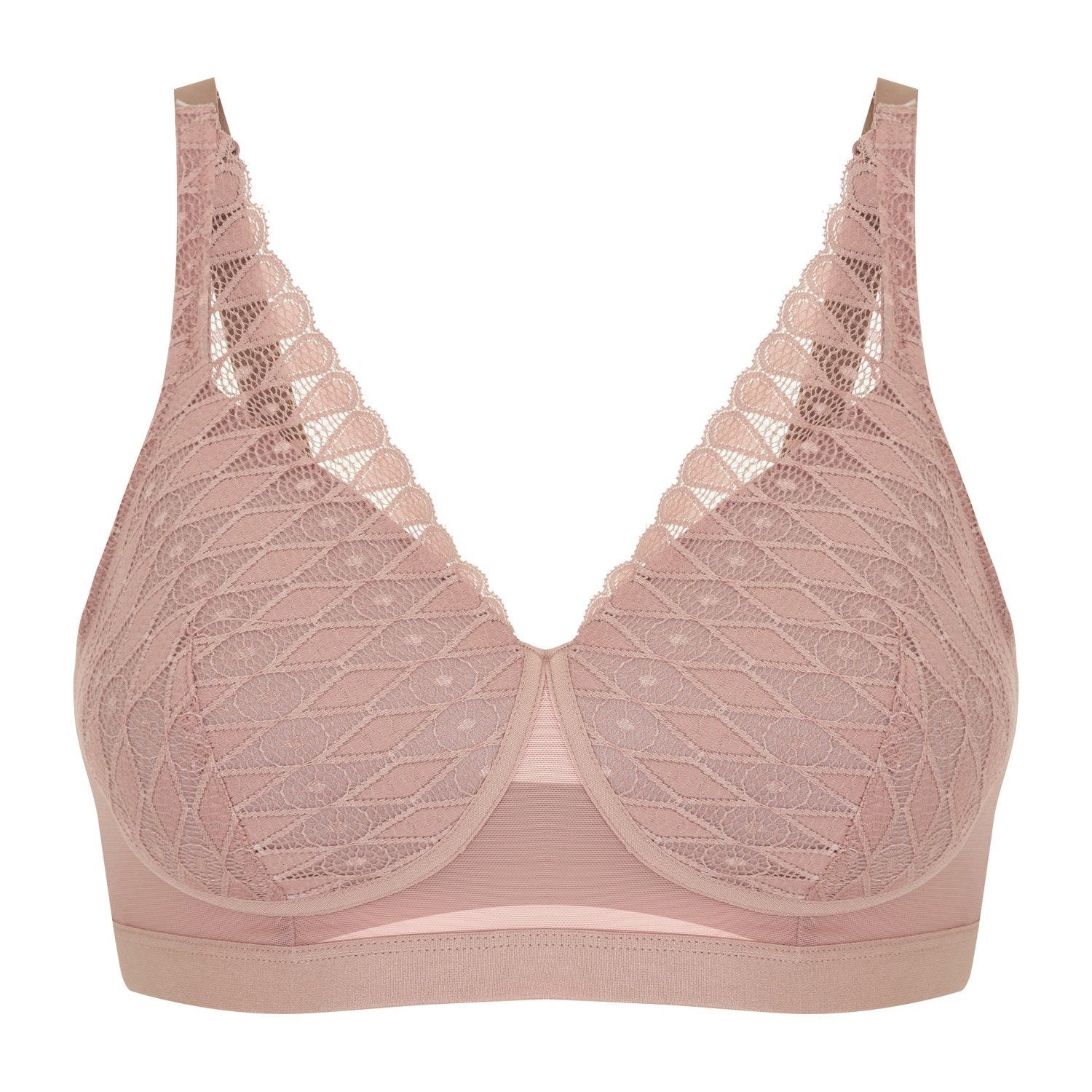 Padded Prosthesis Bralette in Dusty Rose | Megami Lingerie from The Bra Sisters