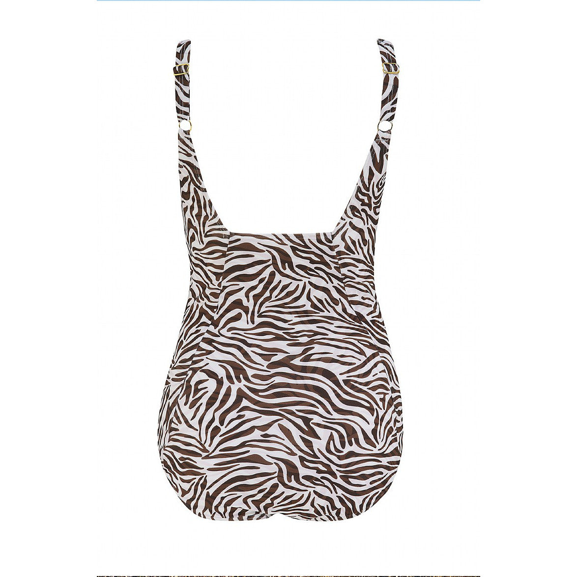 Tanzania Swimsuit in a bold zebra print | Swimwear from Nicola Jane | Pocketed mastectomy swimwear for women touched by breast cancer
