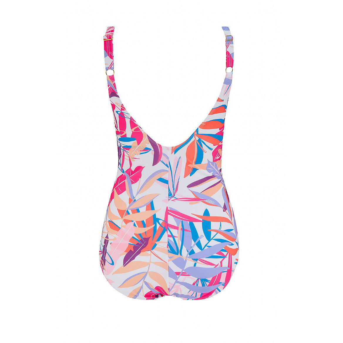 Cocoa Beach Swimsuit in a vibrant palm leaf print | Swimwear from Nicola Jane | Pocketed mastectomy swimwear for women touched by breast cancer