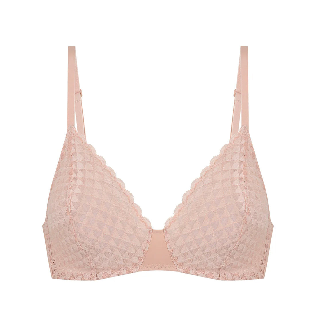 Subtile Wireless Triangle Bra | Skin Rose | Simone Perele x The Bra Sisters 